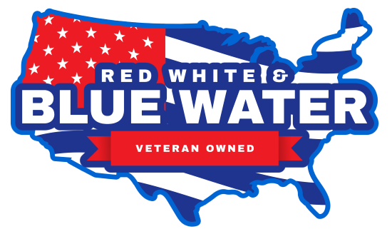 Red White & Blue Water